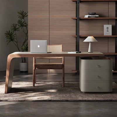 Organisateur de Bureau Exécutif – Cabinet Moderne avec Tiroirs